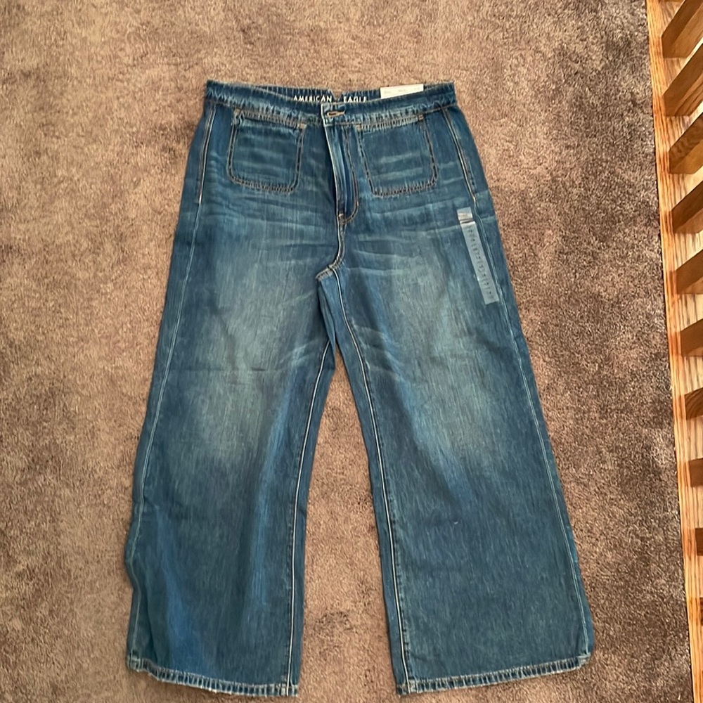 Wide leg jeans